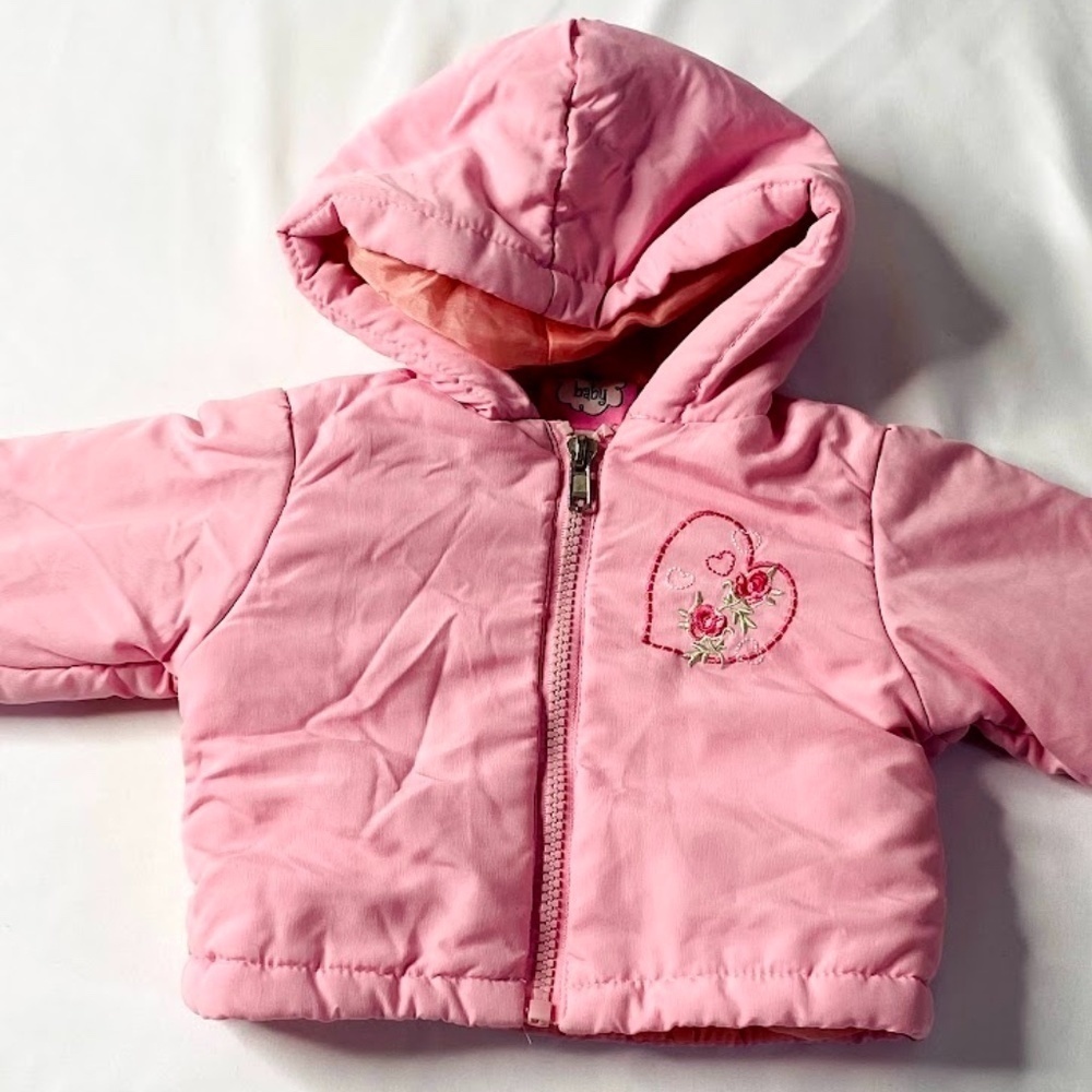 Baby GIRL Puffer Jacket Pink Size 3 Months
